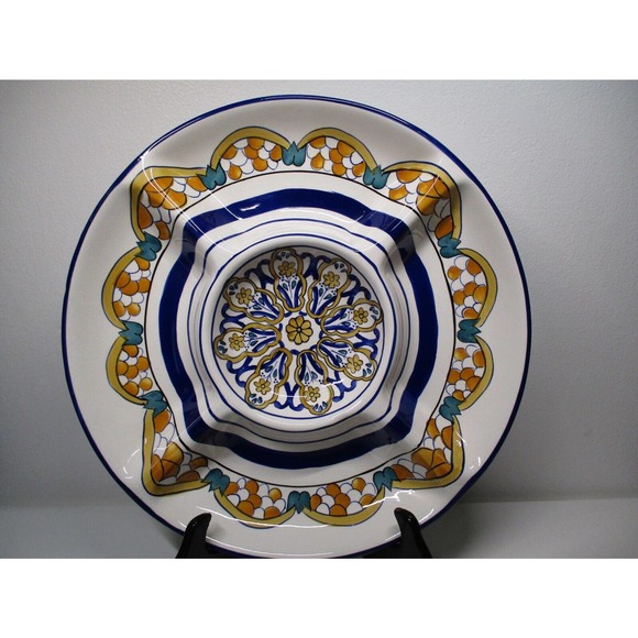 BIA Other - Vintage Decor Hand Painted BIA China Vibrant 4 Section Serving Veg Tray/Platter
